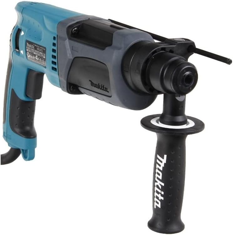 Makita HR2470 Bohrhammer für SDS-PLUS 24 mm Plus-Bohrhammer ohne Bohrerset Türkisblau, Plus-Bohrhamm