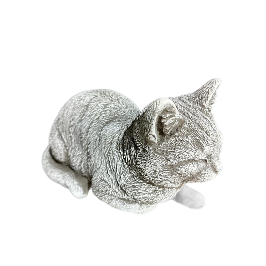 OriginalPaul Skulp & Betondesign Steinfigur Katze Mia für Garten und Terrasse aus frostsicherem Stei