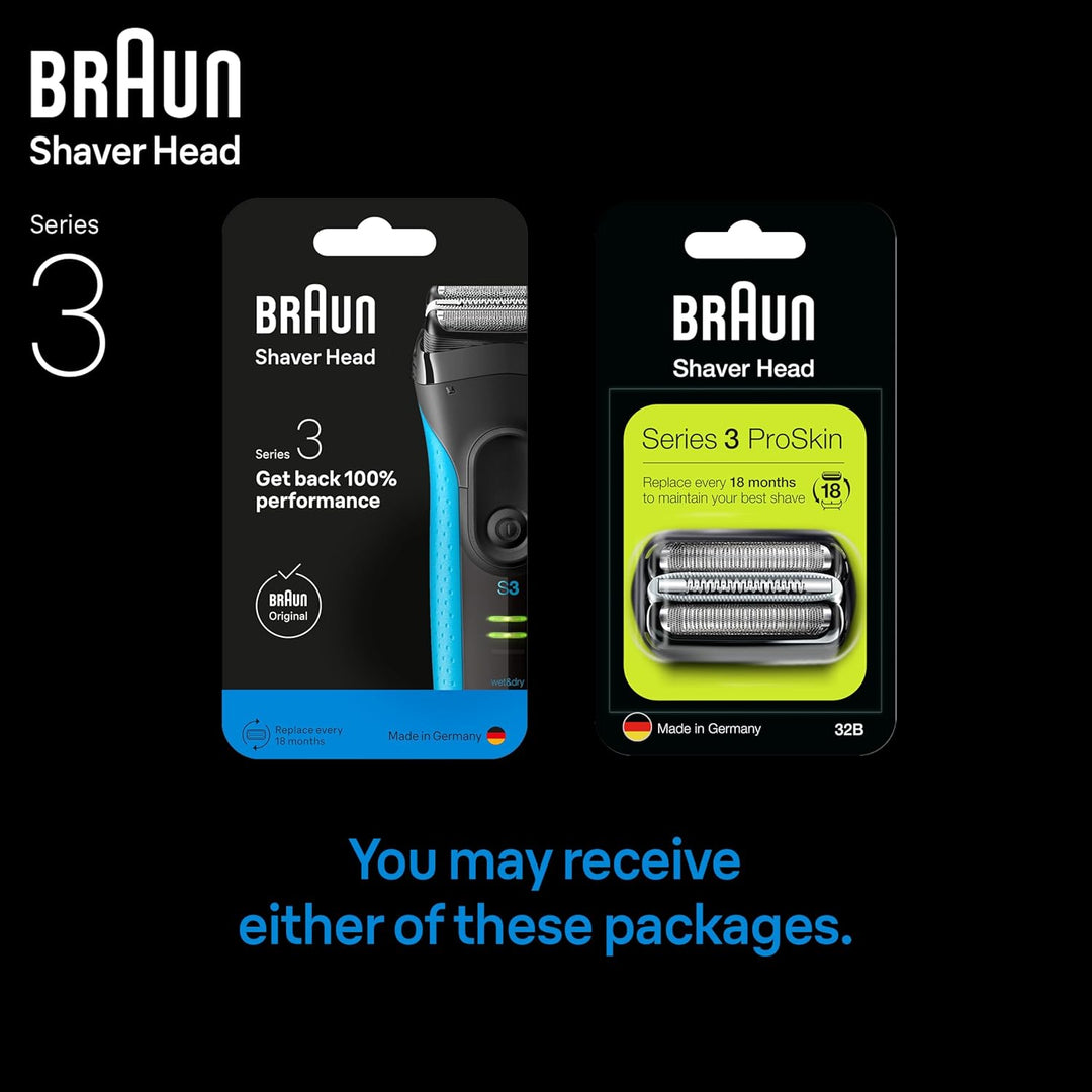 Braun Series 3 32B Ersatzteile, Folie KOPF Rasierer 70B, 70B