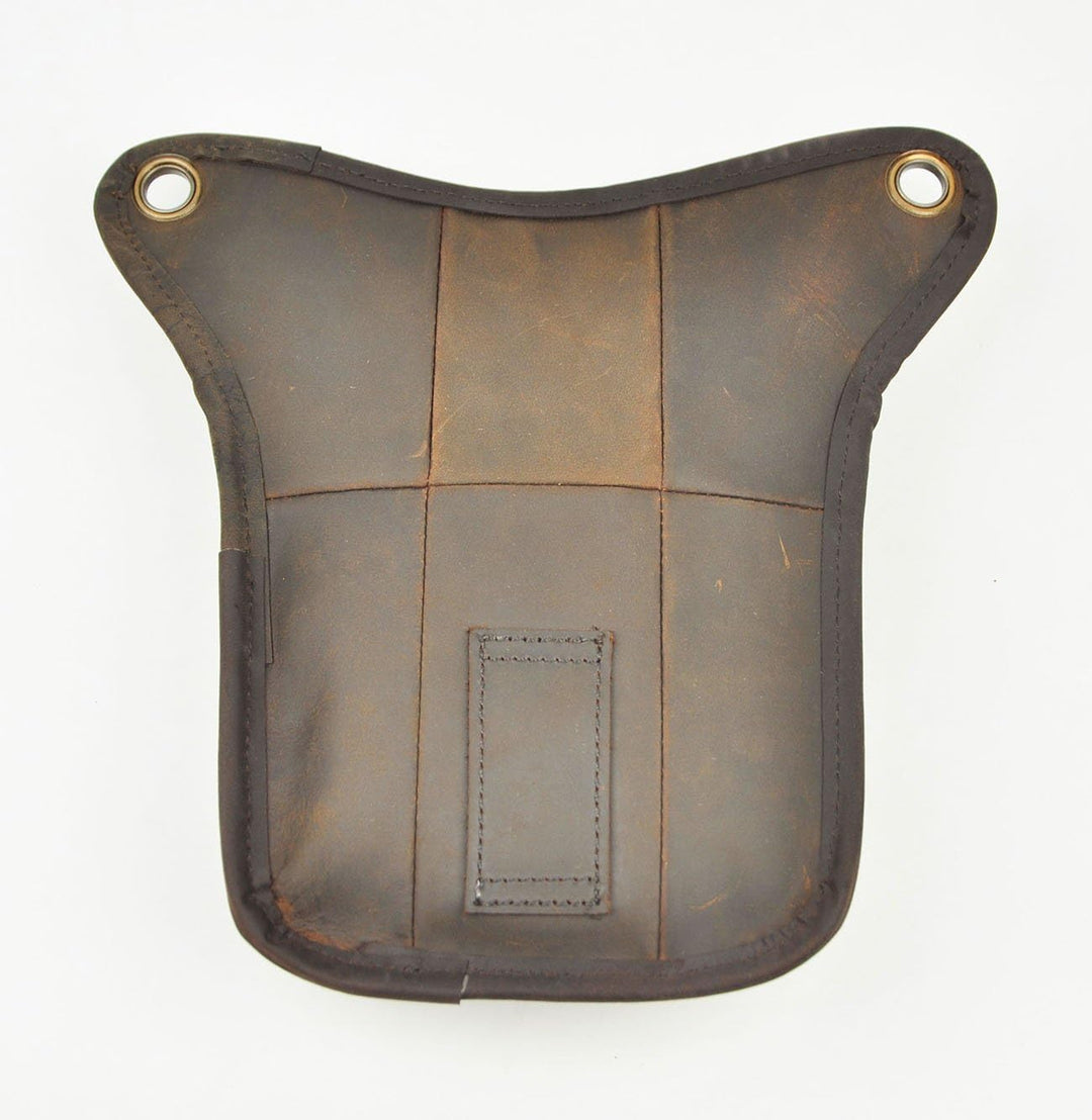 Le'aokuu Herren Echtes Leder Tasche Beinbeutel Beintasche Aussenbeintasche Hüfttasche Drop Leg Thigh