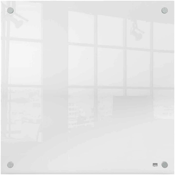 Nobo Mini-Whiteboard für die Wandmontage, Modernes Memo-Board, Trocken Abwischbares Acrylglas, Rahme