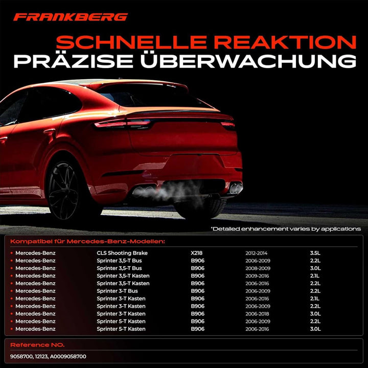 Abgastemperatur Sensor für CLS X218 350 Sprinter 3,5-T Bus/Kasten/Pritsche/Fahrgestell 906 2.2L 3.0L