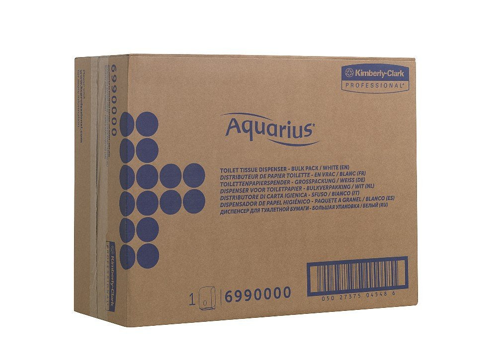 Aquarius-Spender für Einzelblatt-Toilettenpapier in Grosspackung 6990 – 1 x Spender für Einzelblatt-