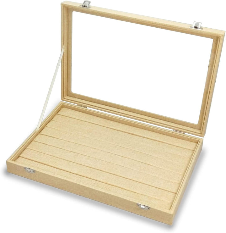 MR Maestro Relojero Ringschachtel aus Stoff, Beige