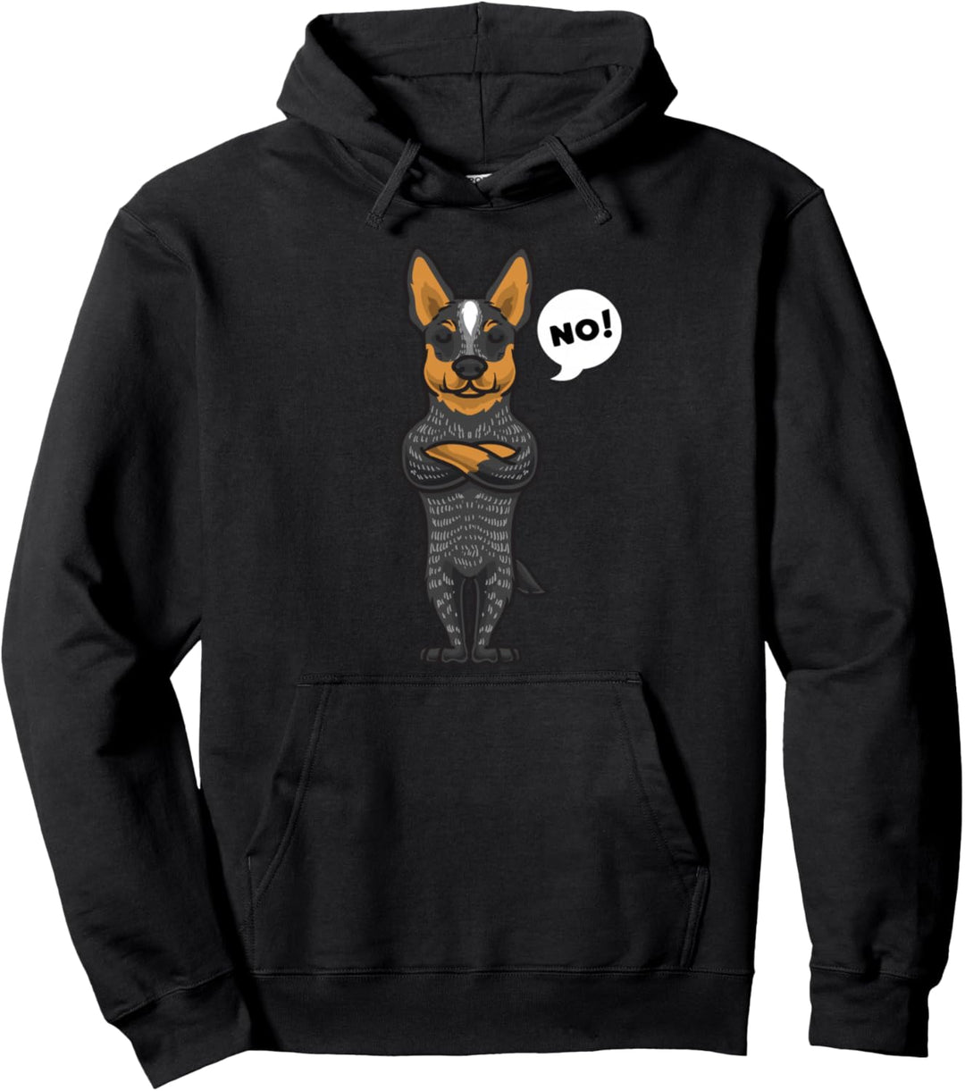 Sturer Australian Cattle Dog Hund lustig Hundebesitze Pullover Hoodie