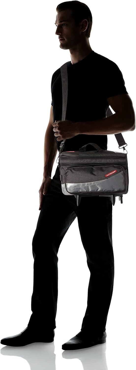 Pletscher Zurigo Gepäckträgertasche (schwarz/grau), Schwarz