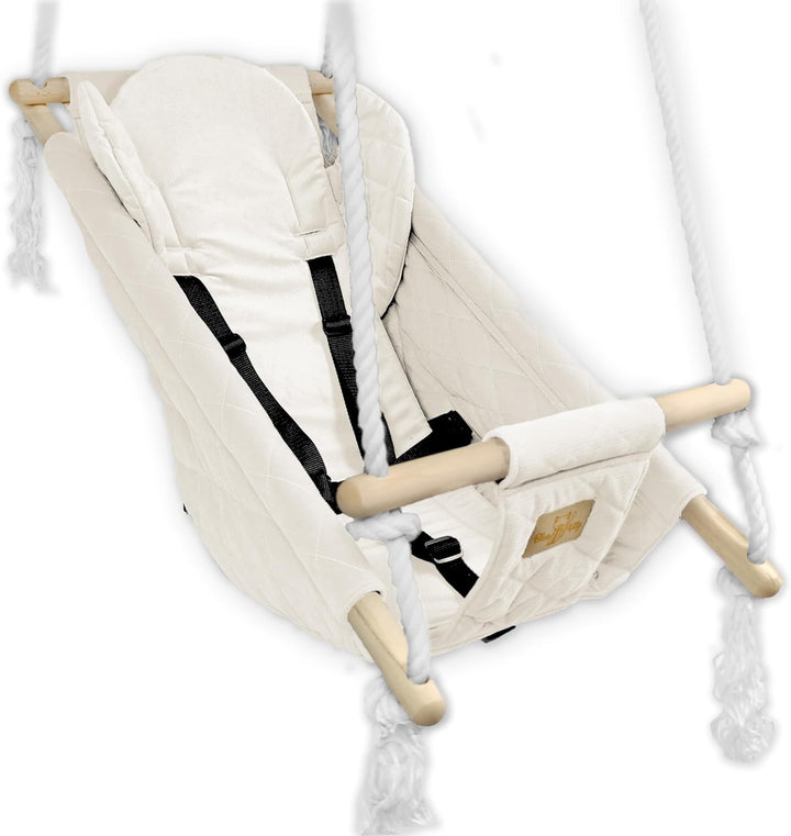 BlueKitty Wiege; Schaukel; Liegestuhl für Kinder; Babyschaukel; Kinderschaukel mit Kissen; Schaukel