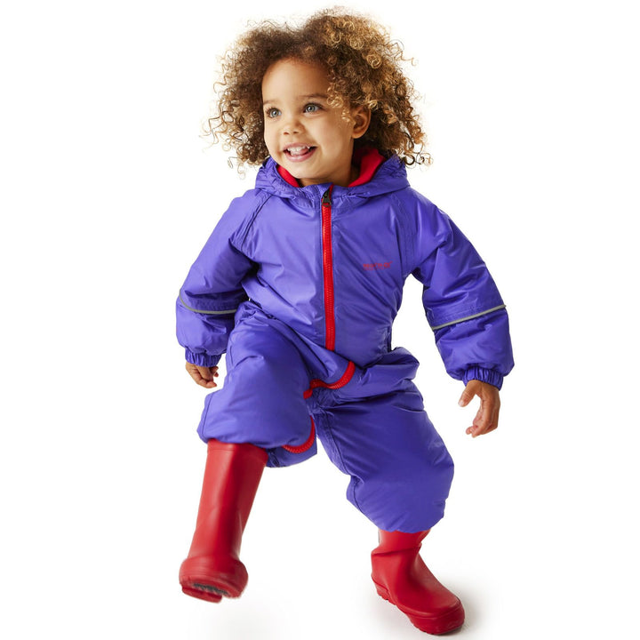 Regatta Mädchen Splosh III Jungenanzug, Surf Spray, 6-12 m Size 24-36 Pfingstrose, Size 24-36 Pfings