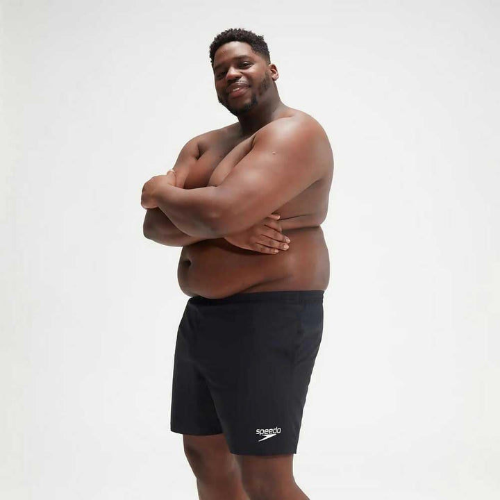 Speedo Herren Plus Size Essential 16" Wassershort 48 Grosse Grössen Schwarz, 48 Grosse Grössen Schwa