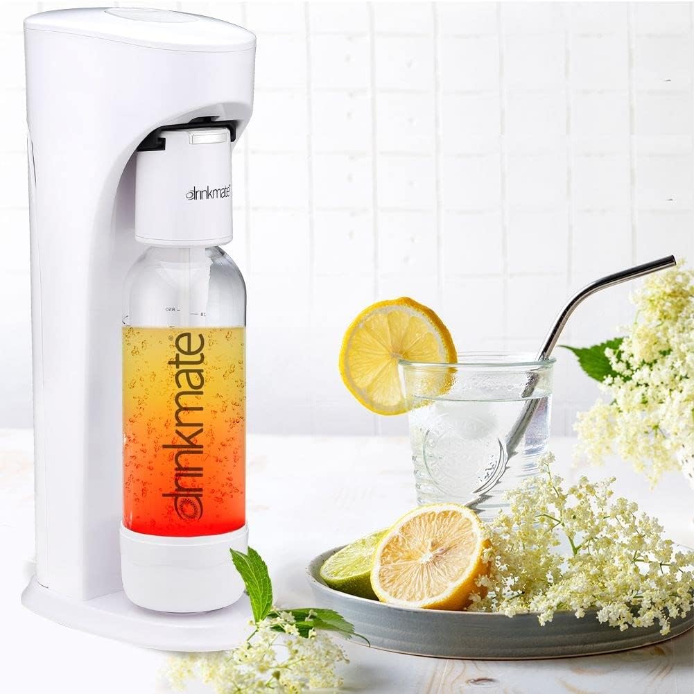 AquaDream Wassersprudler Trinkwassersprudler zum Aufsprudeln von Wasser Kohlensäure für Wasser Sipho