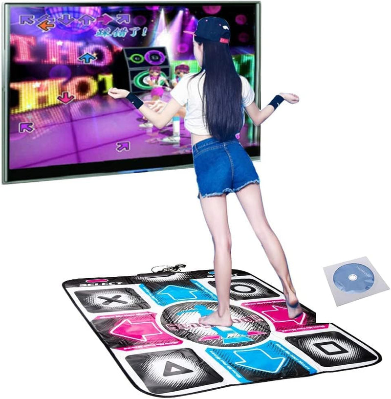 Ejoyous Dance Mat USB Tanzmatte, Just Dance Pad rutschfest Abriebfest Fuceoruy Switch Tanzmatte Musi