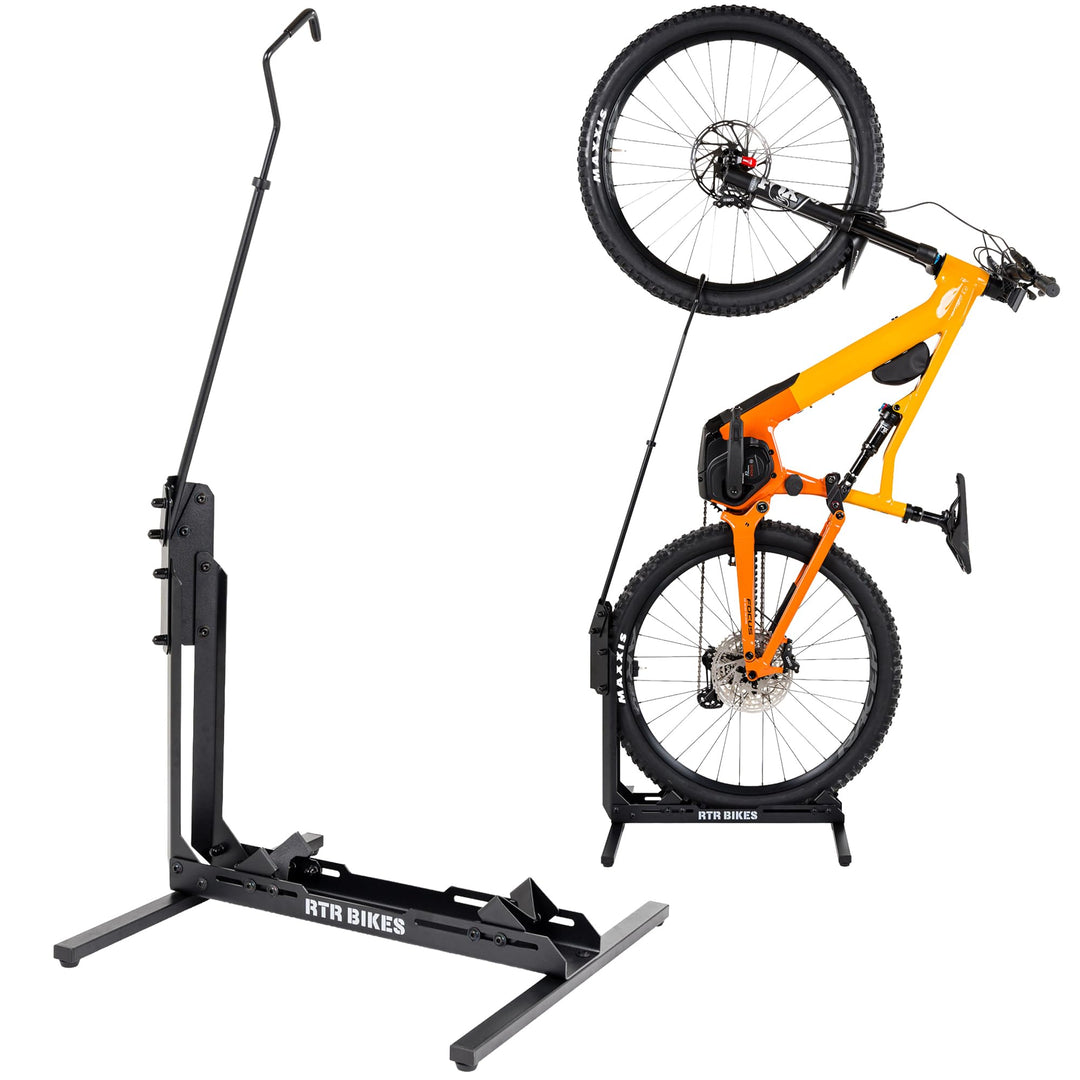 RTR BIKES Brutus UP Professional Freistehender Fahrradständer - Ideal für Ihre Garage, Ihr Haus oder