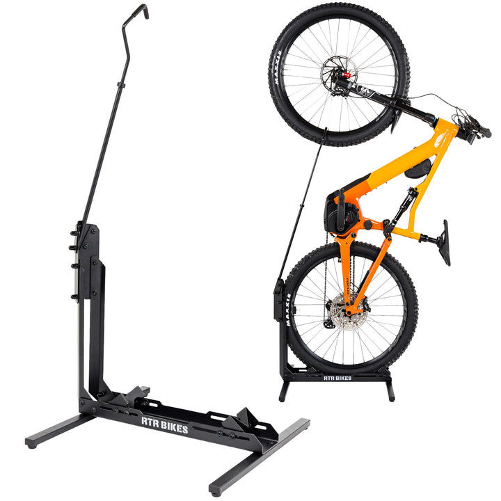RTR BIKES Brutus UP Professional Freistehender Fahrradständer - Ideal für Ihre Garage, Ihr Haus oder