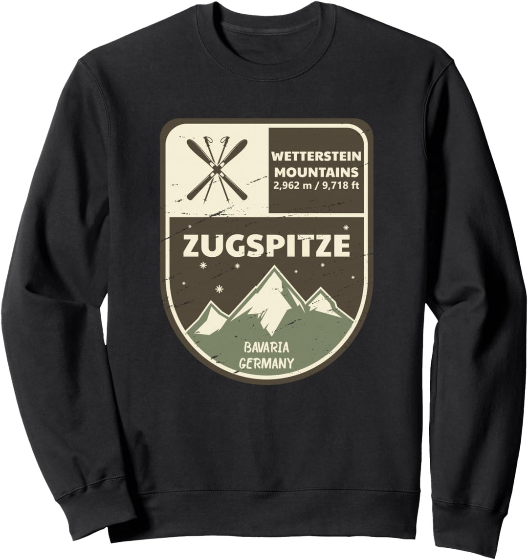 Zugspitze Wetterstein Berge Bayern Sweatshirt
