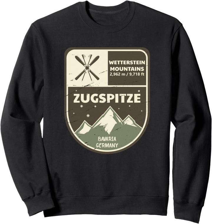 Zugspitze Wetterstein Berge Bayern Sweatshirt