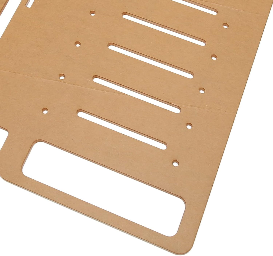 Bewinner 3,5 Zoll DIY-Festplatten Halterung, Mehrlagiges Genaues Montage Loch Acryl-Festplatten Stän