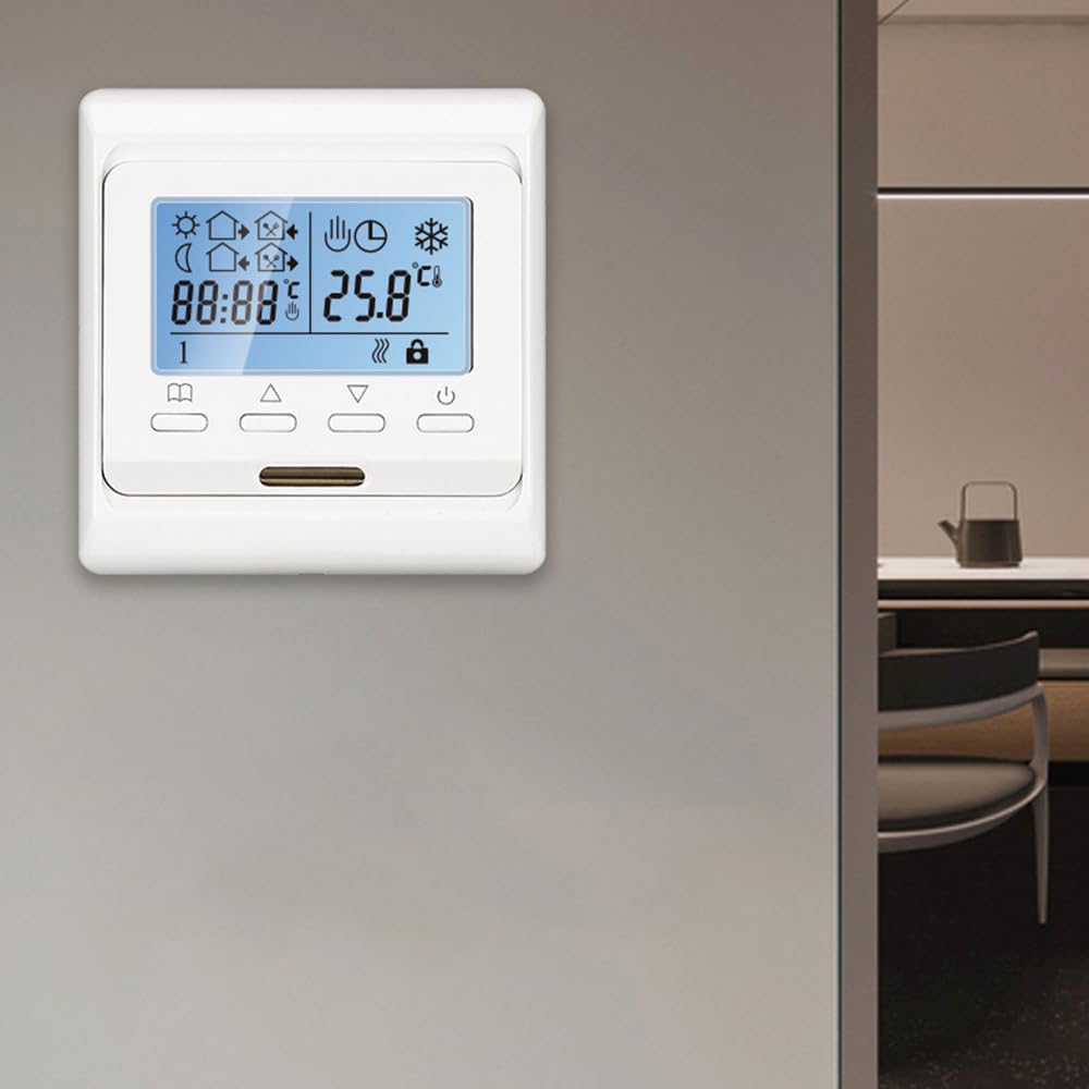 16A Fussbodenheizungsthermostat Digitale manuelle raumprogrammierbare Thermostate Elektrischer Fussb