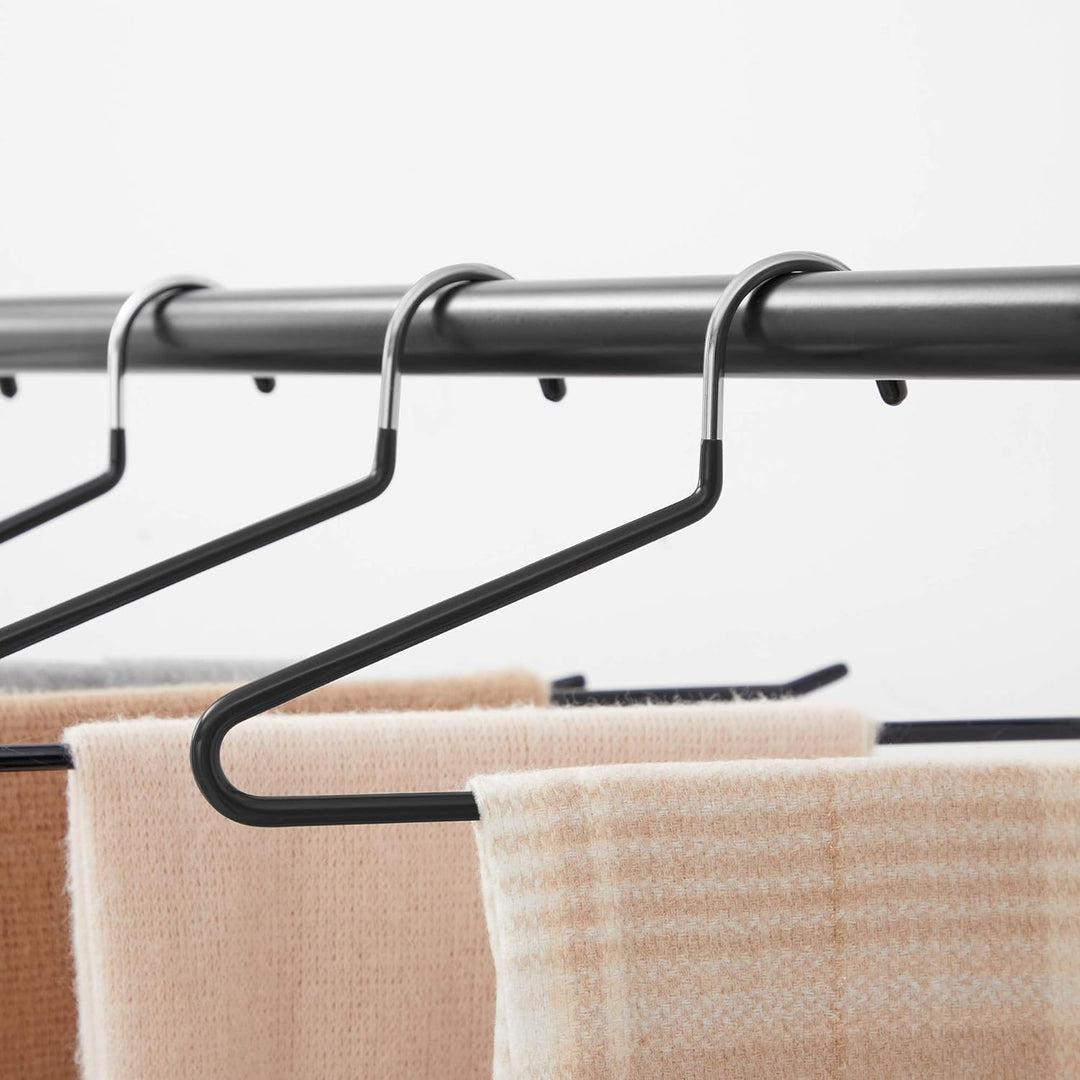 SONGMICS Hosenbügel, 20er Set, Kleiderbügel, offenes Ende, multifunktional, rutschfest, 38 x 0,5 x 1