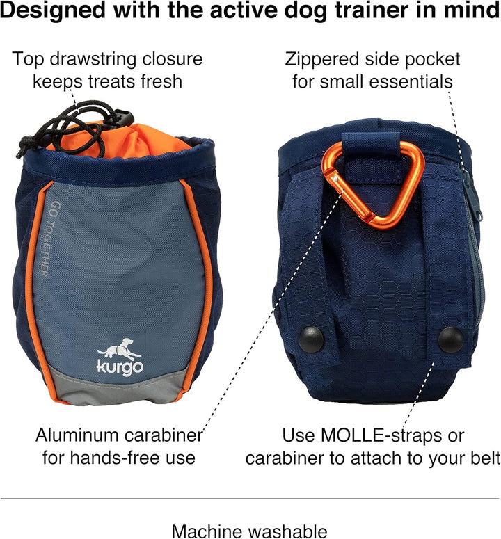 Kurgo Go Stuff-It Futterbeutel, Hält Hunde-Leckerlis frisch, Ideal für Hundetrainings, 11 cm breite