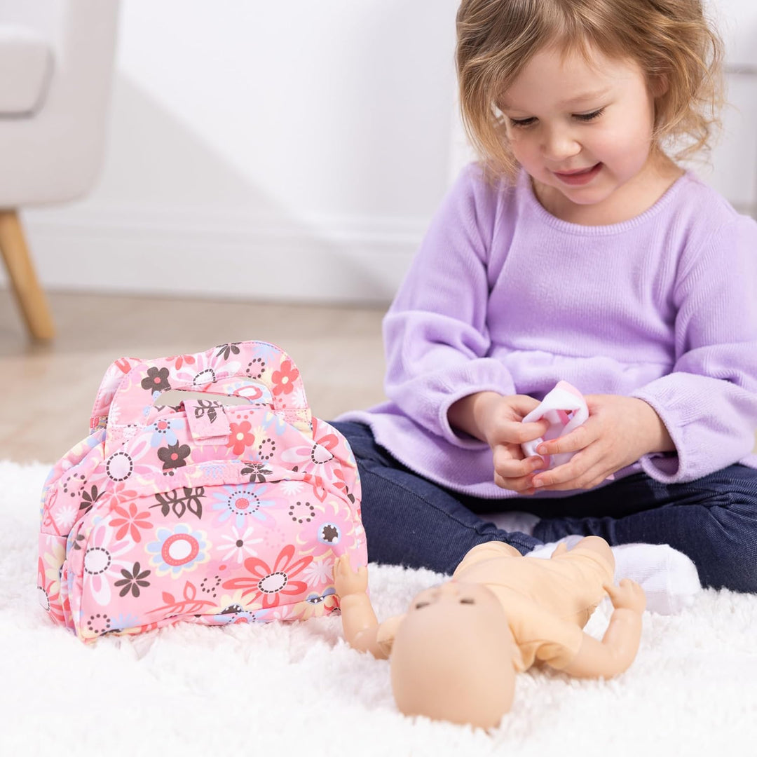 Melissa & Doug 4889 Doll Nappy Bag Set (English Only) Standardverpackung, Standardverpackung