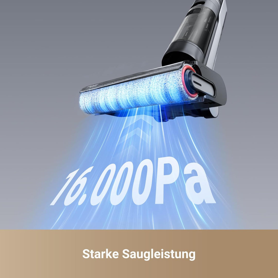DREAME H12 Pro Ultra Nass- und Trockensauger, Bürstenreinigung 60 °C, 30 Min Heisslufttrocknung, Sel
