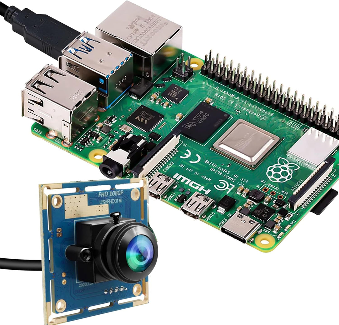 1080P Full HD Fisheye USB Kameramodul,180 Grad Weitwinkel objektiv, 1080P 30 fps/720P 60 fps/480 100