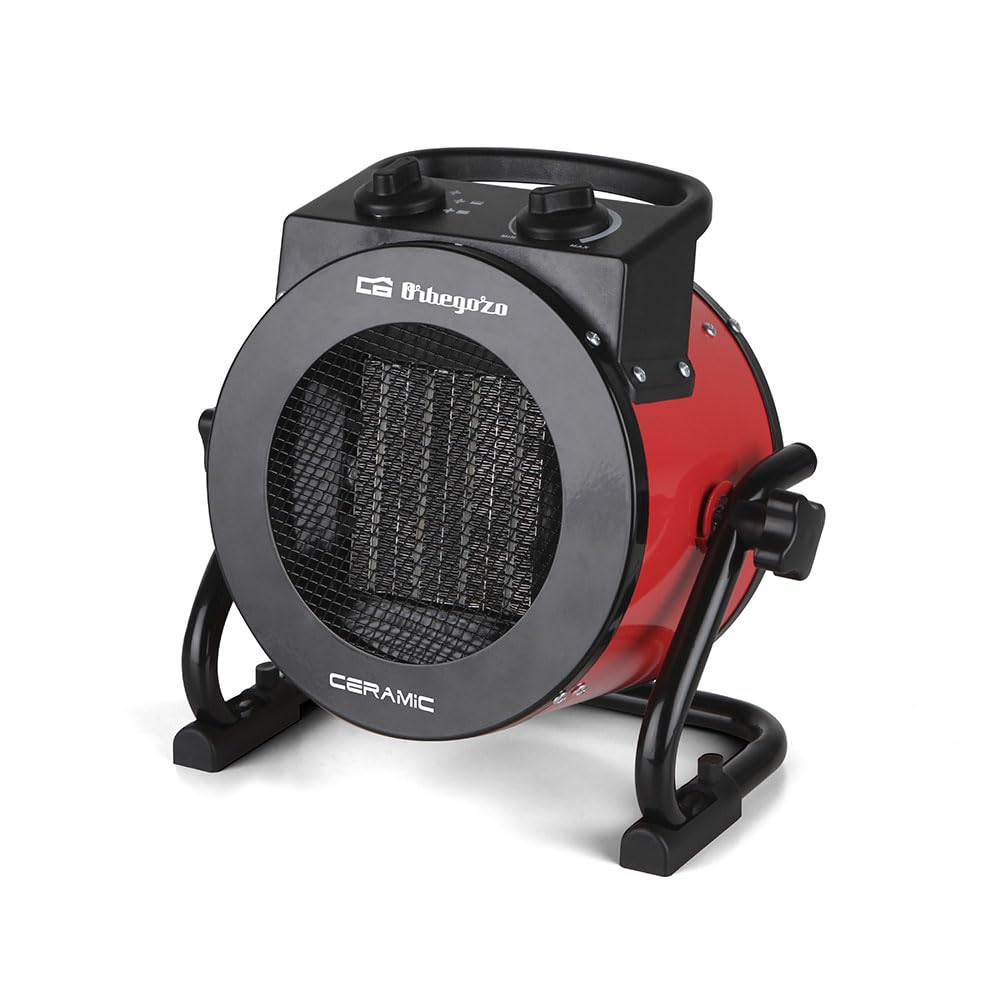 Orbegozo FHR2050 - Heizung Cera Mico, 2000 W, Keramik, professionell, 2000 W, 1 Liter, 44 dB, Schwar