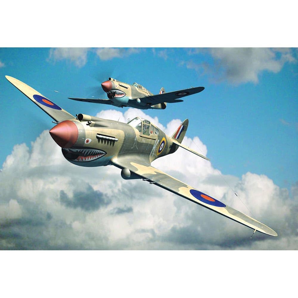 Trumpeter 02807 Modellbausatz Curtiss P-40 B Warhawk