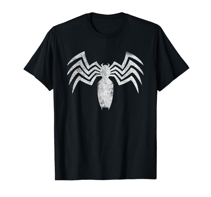 Mens Marvel Graphic Distressed Claw Venom Logo T-Shirt Large Navy