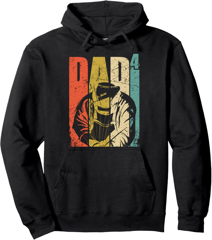 Schweisser Papa Geschenk 4 Kinder Dad hoch 4 Pullover Hoodie