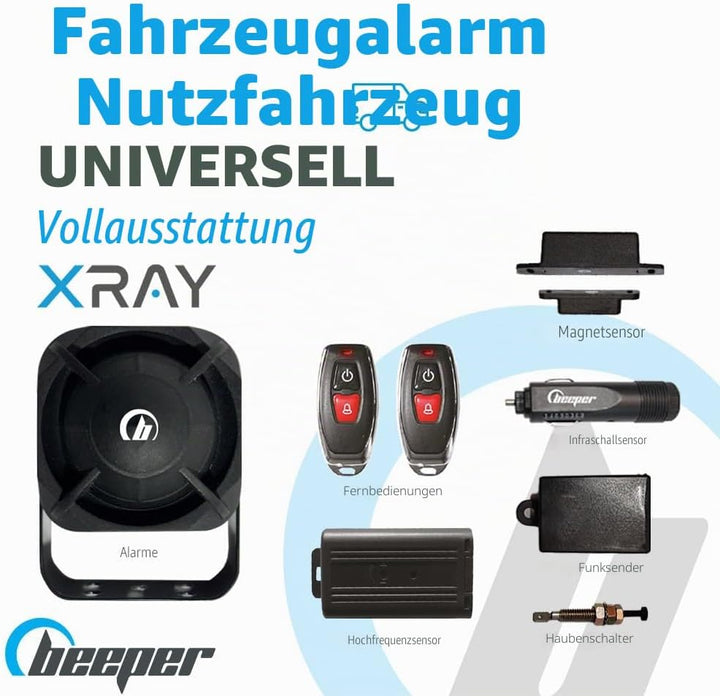 Universal Alarm für Nutzfahrzeuge XR5VUL BEEPER, XR5VUL