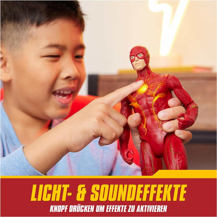 Spin Master - DC Comics - The Flash Speed Force Action-Figur zum Kinofilm, 30 cm, mit 15+ Licht- und