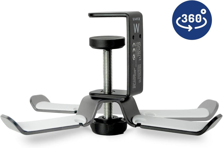 Ewent Gaming Headphone Stand, Universal Headphone Stand, Multifunction Adjustable 360 Rotating Arm w