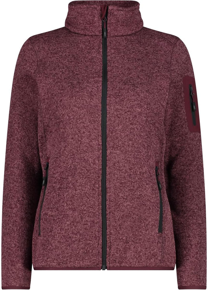 CMP Damen Fleecejacke D34 burgundy-anthrazit, D34 burgundy-anthrazit