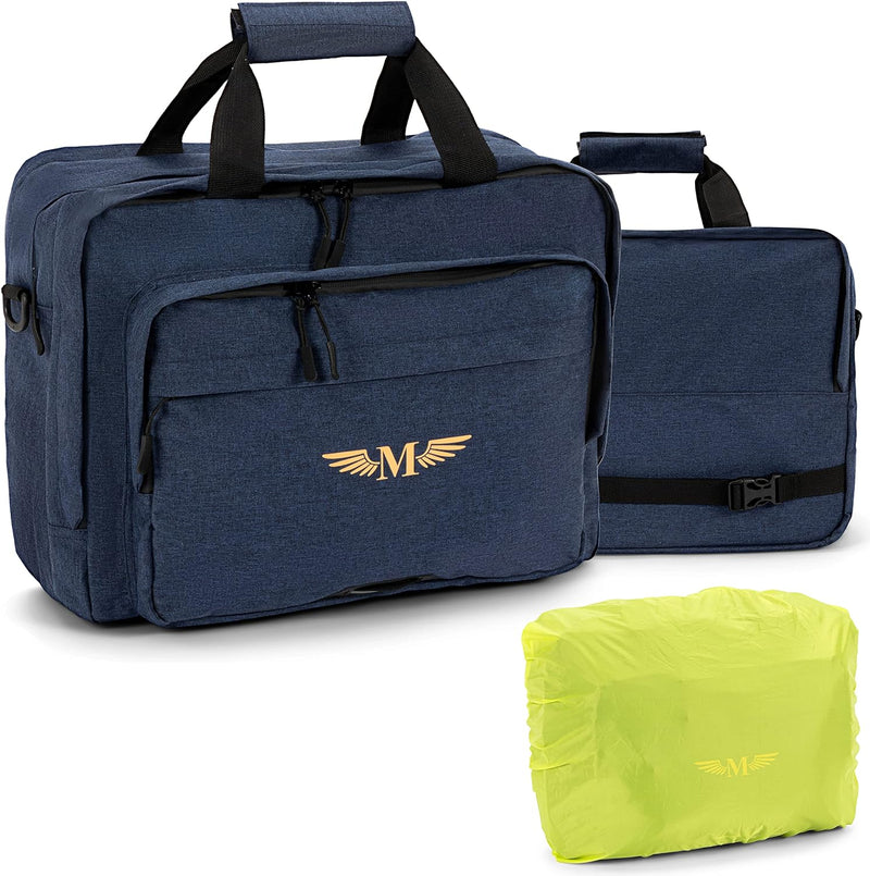 MALONUS Laptoptasche 15,6" | Gepäcktägertasche für Büro | Fahrradtasche für Studium | Arbeitstasche