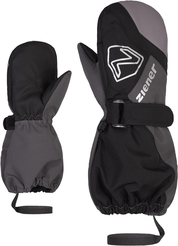 Ziener Unisex Baby Laurus Mitten Ski-Fäustling/Winter | wasserdicht, Lange Stulpe, reflektierend 92c