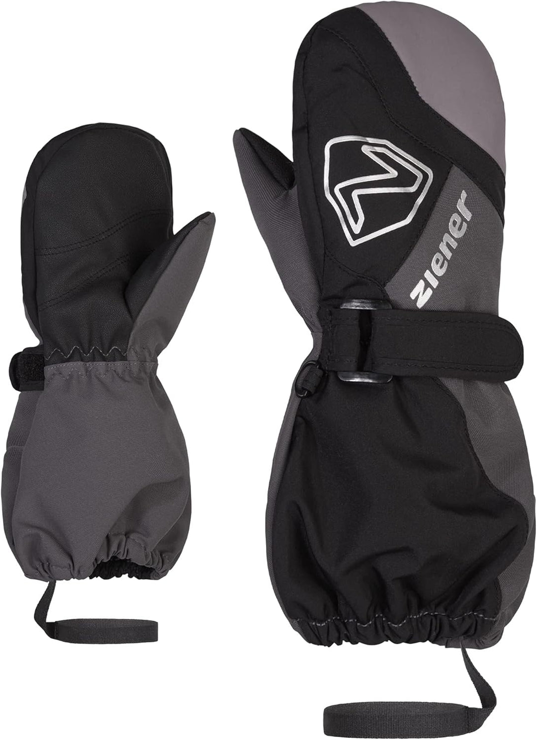 Ziener Unisex Baby Laurus Mitten Ski-Fäustling/Winter | wasserdicht, Lange Stulpe, reflektierend 116