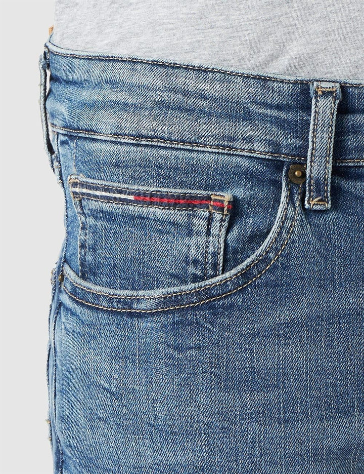 Tommy Jeans Herren Scanton Slim BF1233 Hose, Denim Medium, Bundweite: 84 cm, beinlänge: 81 cm