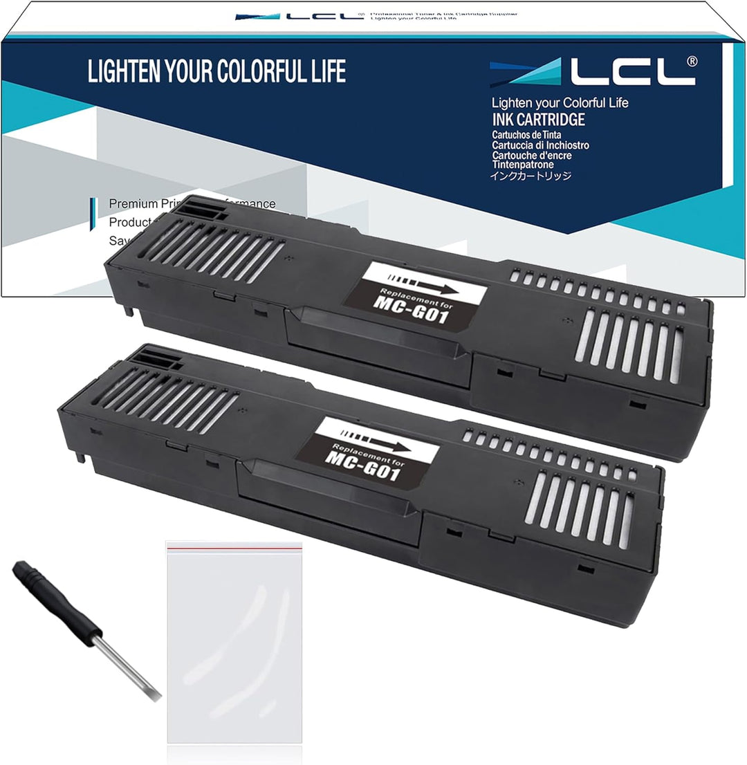 LCL MC-G01 Wartungskassette, Abfalltintensammlereinheit Kompatibel für Canon MAXIFY GX6040 GX7040 GX