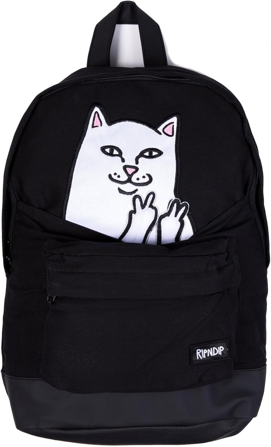 RIPNDIP Lord Nermal Rucksack mit abnehmbaren Händen, Schwarz, Schwarz, Laptop