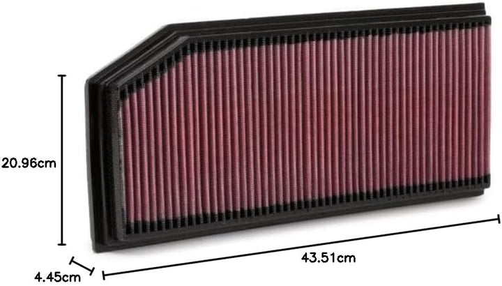 K&N 33-2158 Motorluftfilter: Hochleistung, Prämie, Abwaschbar, Ersatzfilter,Erhöhte Leistung, 1999-2