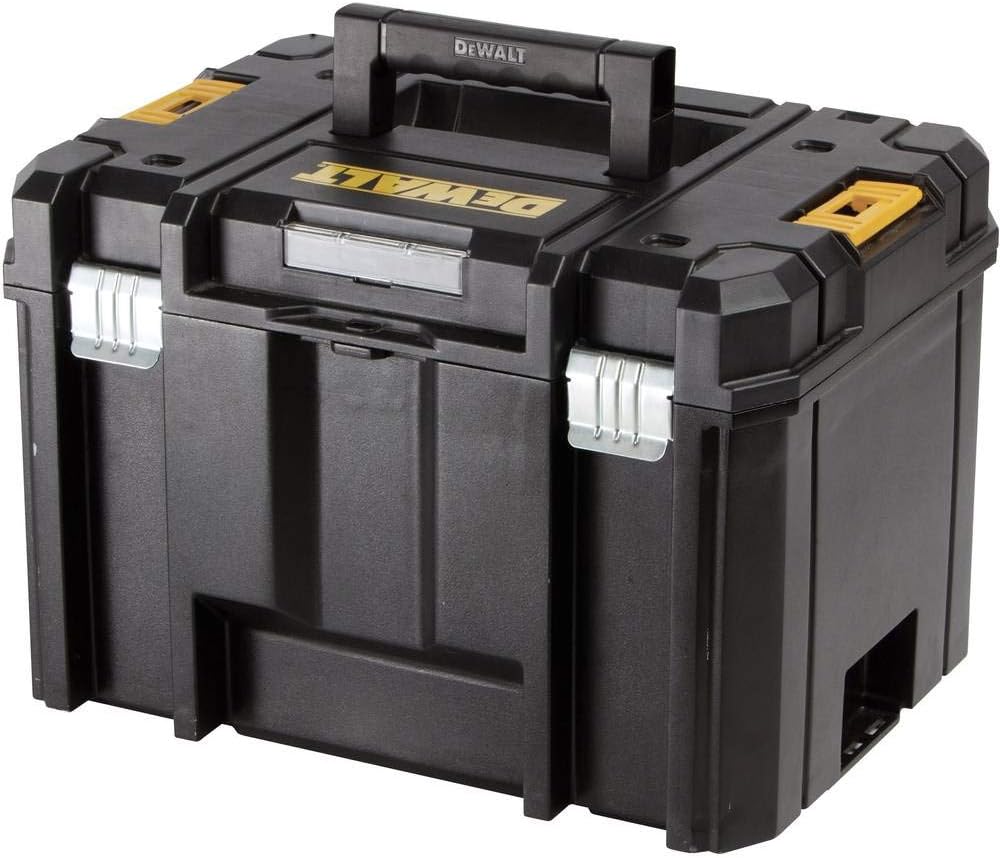 DEWALT Tstak VI stabelbare Werkzeug-/Transportbox (kombinierbar mit anderen Tstak-Boxen, sichere Ver