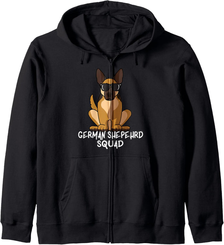 Cooler Deutscher Schäferhund Kader Hund Mama Hund Papa Kapuzenjacke