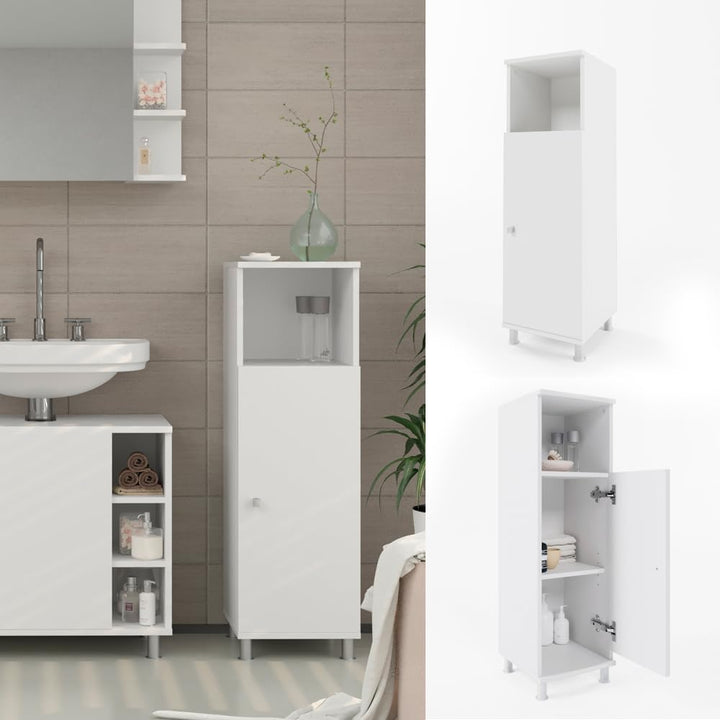 Vicco Midischrank Fynn, Weiss, 30 x 95 cm Weiss 95 x 30 cm, Weiss 95 x 30 cm