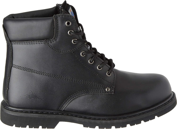 Portwest Steelite Rahmengenähter Sicherheitschnürstiefel SBP HRO, Grösse: 39, Farbe: Schwarz, FW16BK