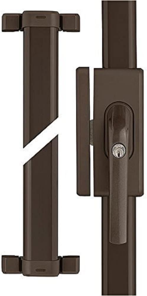 ABUS Fenster-Zusatzsicherung FOS650 AL0125 - Stangenschloss mit Druckzylinder, gleichschliessend - A