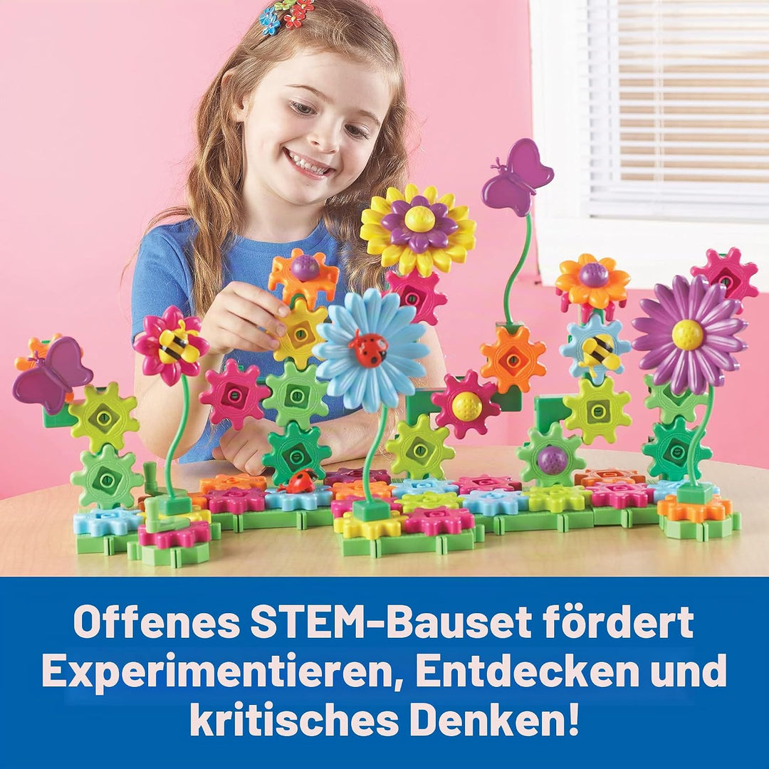 Learning Resources Gears! Gears! Gears!® Blumengarten bauen und erblühen lassen, Blumengarten