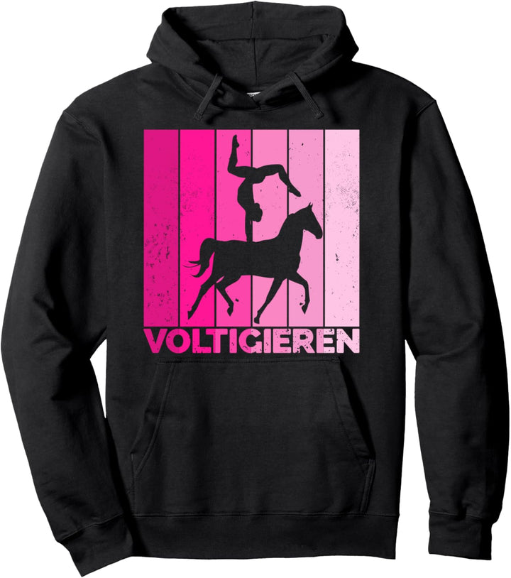 Voltigieren Voltigierpferd Voltigiersport Pullover Hoodie