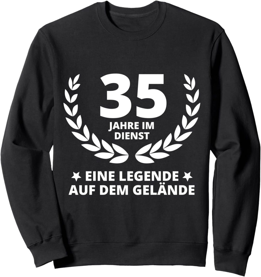 35 Jahre Dienstjubiläum Firmenjubiläum Arbeit Arbeitskollege Sweatshirt