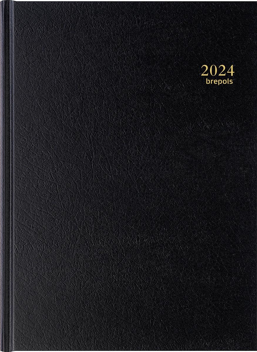 Brepols Buchkalender "BREMAX 002" 2018, schwarz